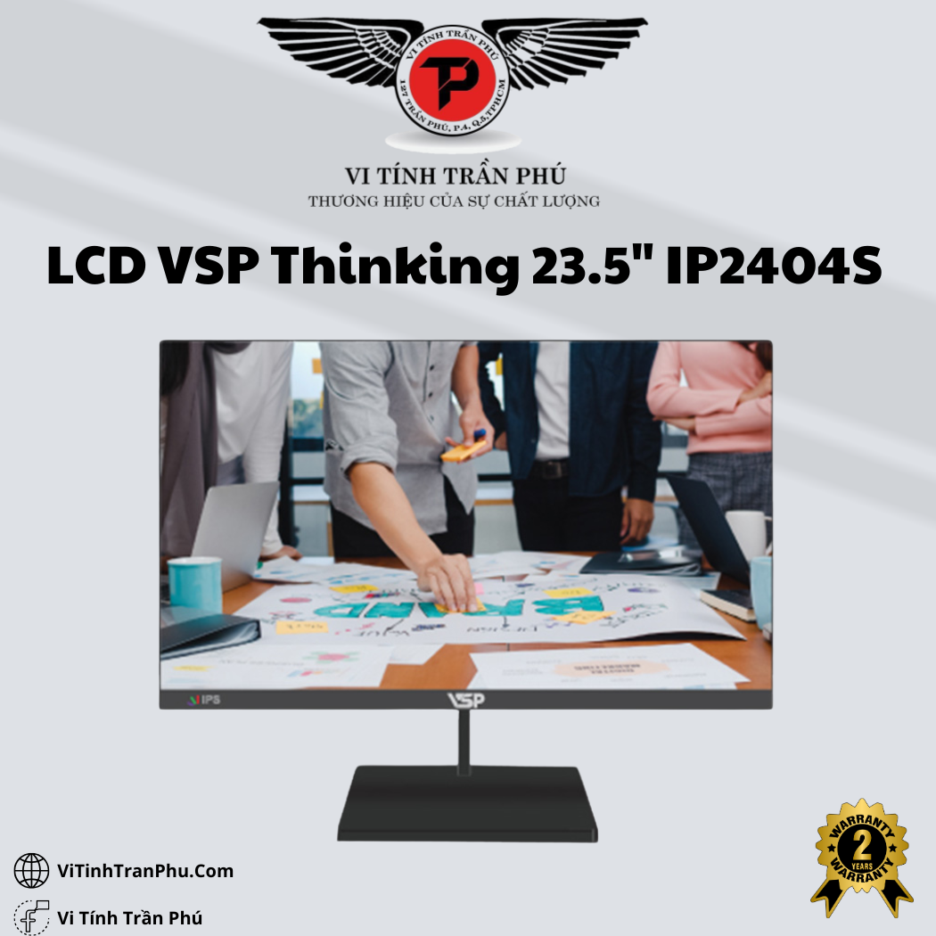 Màn hình VSP IPS Thinking 24inch tràn viền IP2404S